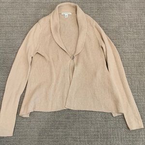Banana Republic Button Cardigan Rabbit Hair Beige Small